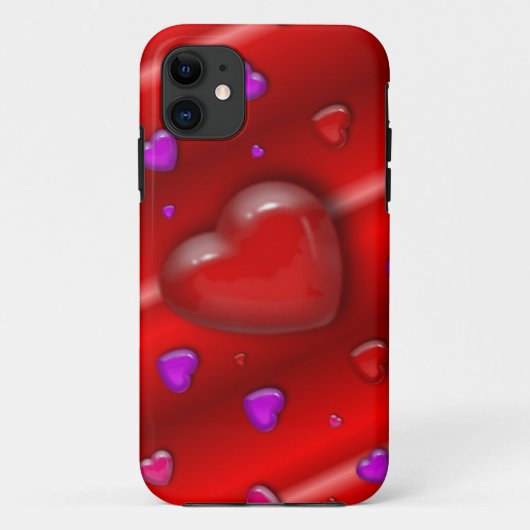 Herzmuster Case-Mate iPhone Hülle (Rückseite)