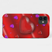 Herzmuster Case-Mate iPhone Hülle (Rückseite (Horizontal))
