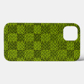 Herzmuster der Tafel in Kalkgrün Case-Mate iPhone Hülle (Rückseite (Horizontal))