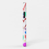 Herzmuster, farbenfrohe Herzen, Ihr Name Case-Mate iPhone Hülle (Hinten/Rechts)