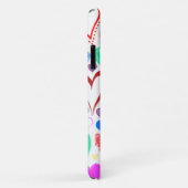 Herzmuster, farbenfrohe Herzen, Ihr Name Case-Mate iPhone Hülle (Hinten/Rechts)