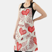 Herzmuster für den Valentinstag Schürze (InSitu)