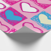 Herzmuster Geschenkpapier (Ecke)
