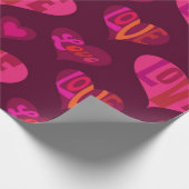 Herzmuster Geschenkpapier (Ecke)