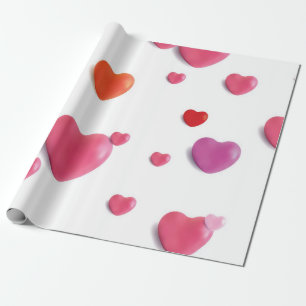 Herzmuster Geschenkpapier