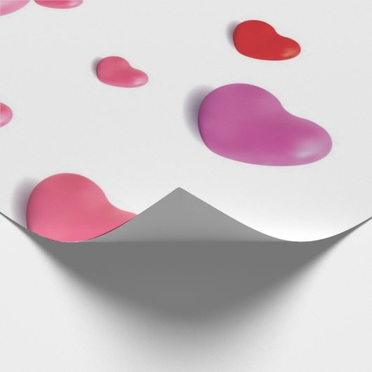 Herzmuster Geschenkpapier (Ecke)