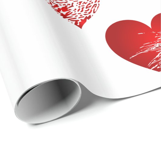 Herzmuster Geschenkpapier (Rolleneckpunkt)