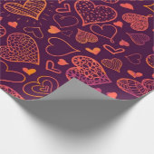 Herzmuster Geschenkpapier (Ecke)