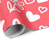 Herzmuster Geschenkpapier (Rolleneckpunkt)