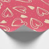 Herzmuster Geschenkpapier (Ecke)