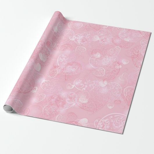 Herzmuster Geschenkpapier (Ungerollt)
