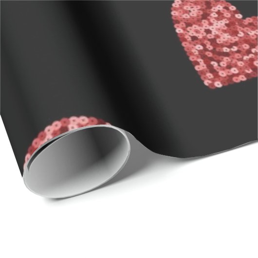 Herzmuster Geschenkpapier (Rolleneckpunkt)