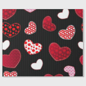 Herzmuster Geschenkpapier (Flach)