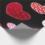 Herzmuster Geschenkpapier (Ecke)