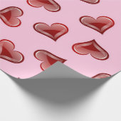 Herzmuster Geschenkpapier (Ecke)