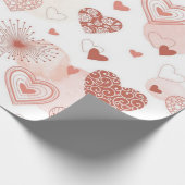 Herzmuster Geschenkpapier (Ecke)