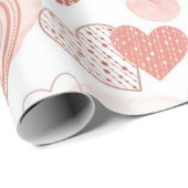 Herzmuster Geschenkpapier (Rolleneckpunkt)