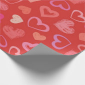 Herzmuster Geschenkpapier (Ecke)