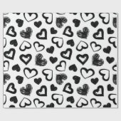 Herzmuster Geschenkpapier (Flach)