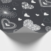 Herzmuster Geschenkpapier (Ecke)