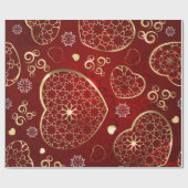 Herzmuster Geschenkpapier (Flach)