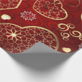 Herzmuster Geschenkpapier (Ecke)