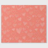 Herzmuster Geschenkpapier (Flach)