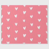 Herzmuster Geschenkpapier (Flach)