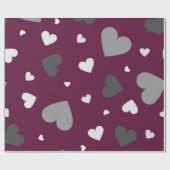 Herzmuster Geschenkpapier (Flach)