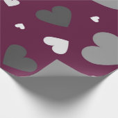 Herzmuster Geschenkpapier (Ecke)