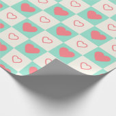 Herzmuster Geschenkpapier (Ecke)
