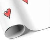 Herzmuster Geschenkpapier (Rolleneckpunkt)