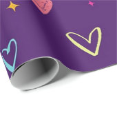 Herzmuster Geschenkpapier (Rolleneckpunkt)