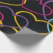 Herzmuster Geschenkpapier (Ecke)