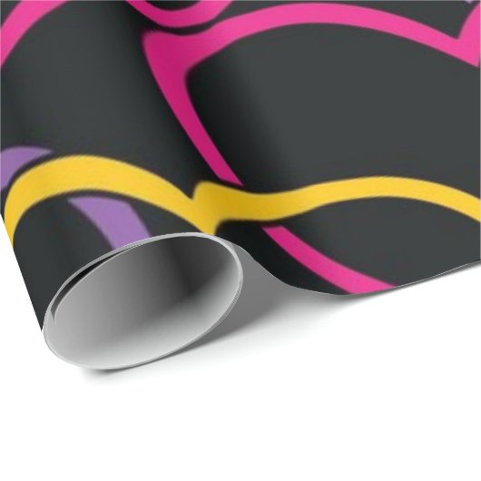 Herzmuster Geschenkpapier (Rolleneckpunkt)