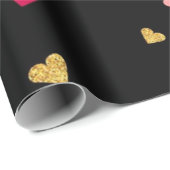 Herzmuster Geschenkpapier (Rolleneckpunkt)