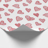 Herzmuster Geschenkpapier (Ecke)