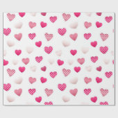 Herzmuster Geschenkpapier (Flach)