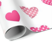 Herzmuster Geschenkpapier (Rolleneckpunkt)