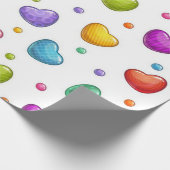 Herzmuster Geschenkpapier (Ecke)