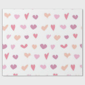 Herzmuster Geschenkpapier (Flach)