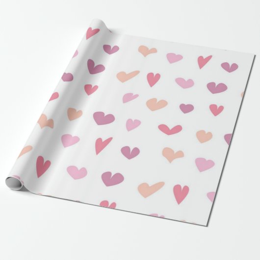 Herzmuster Geschenkpapier (Ungerollt)