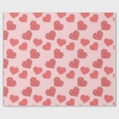 Herzmuster Geschenkpapier (Flach)