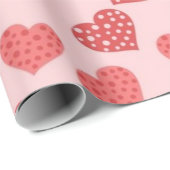 Herzmuster Geschenkpapier (Rolleneckpunkt)