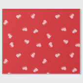 Herzmuster Geschenkpapier (Flach)