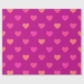 Herzmuster Geschenkpapier (Flach)