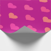 Herzmuster Geschenkpapier (Ecke)