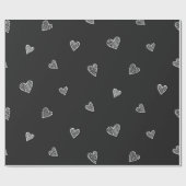 Herzmuster Geschenkpapier (Flach)