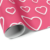 Herzmuster Geschenkpapier (Rolleneckpunkt)