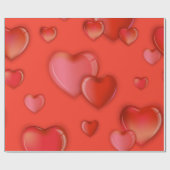 Herzmuster Geschenkpapier (Flach)